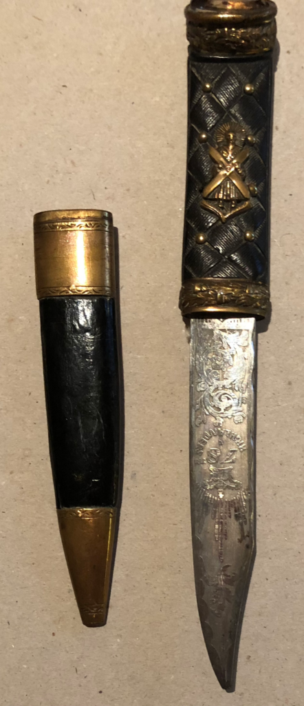 78th Highlanders Sgian  Dubh