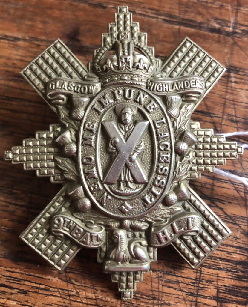 31. The Highland Light Infantry